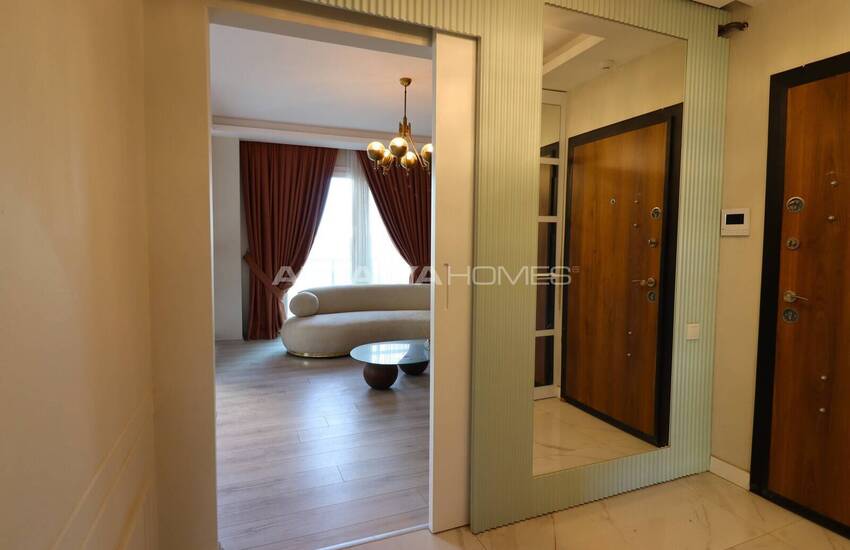 Tece'de Plaja Yürüme Mesafesinde Ebeveyn Banyolu Daireler 51