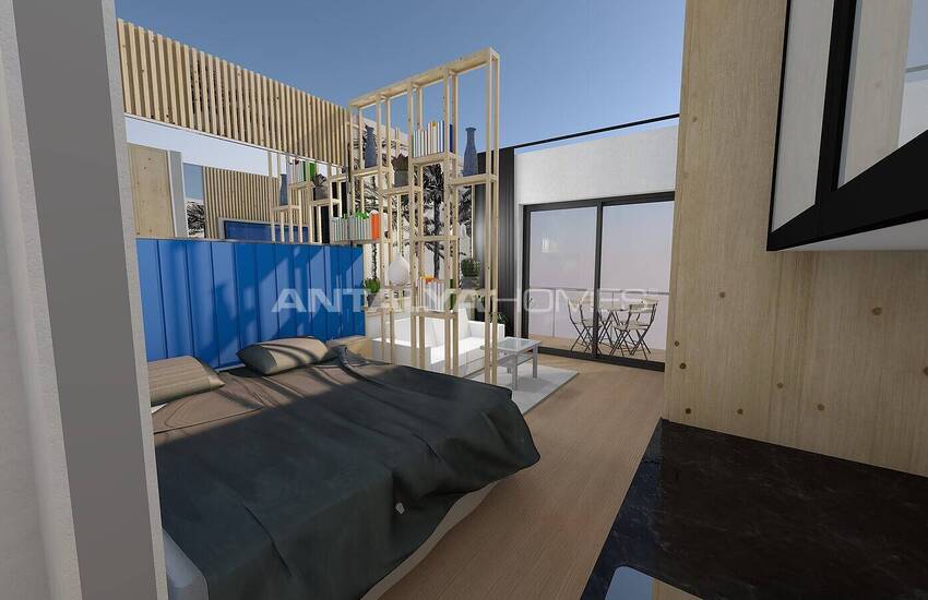 Studio-wohnungen Mit Innen- Und Außenschwimmbad In Mersin 27