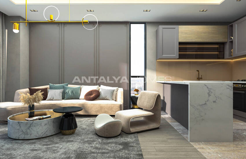 Appartementen In Een Project In Mersin Op Een Steenworp Afstand Van De Zee 17