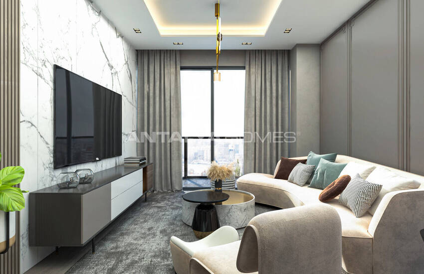 Appartementen In Een Project In Mersin Op Een Steenworp Afstand Van De Zee 16