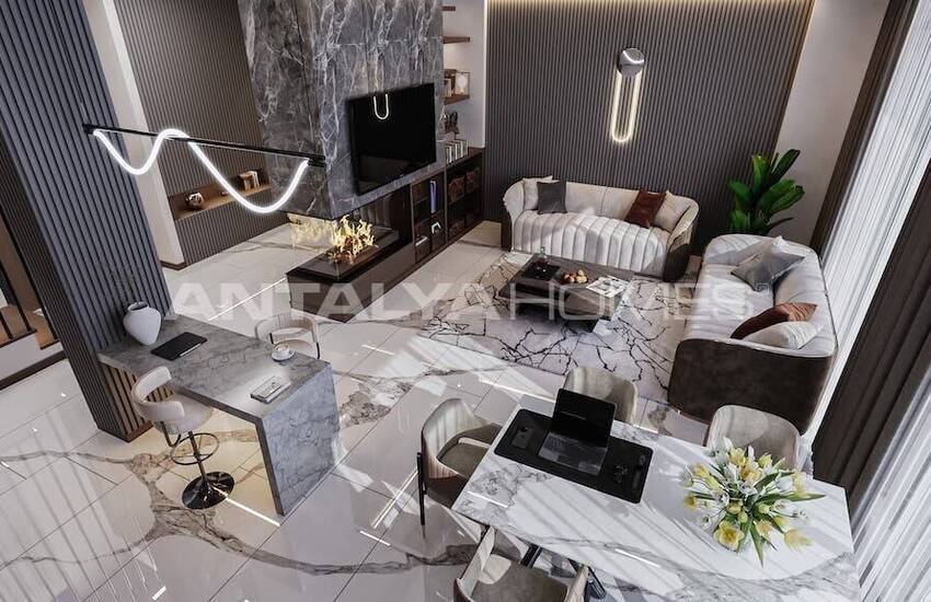 Erdemli Mersin'de 4 Odalı Özel Havuzlu Villalar 5