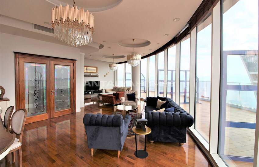 Apartment with Sea View in Exclusive Project in Istanbul