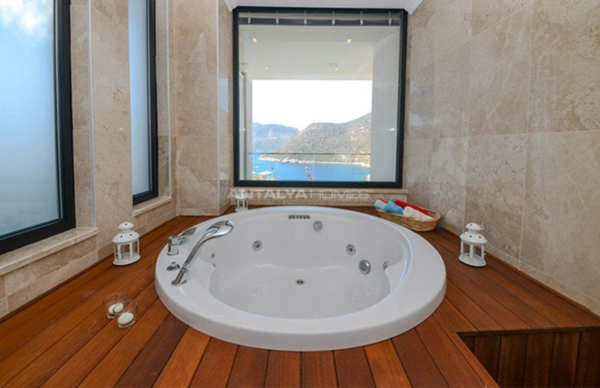Sea View Spectacular Holiday House with Infinity Pool in Kalkan Turkey 22