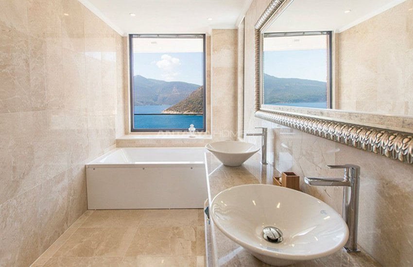 Sea View Spectacular Holiday House with Infinity Pool in Kalkan Turkey 25