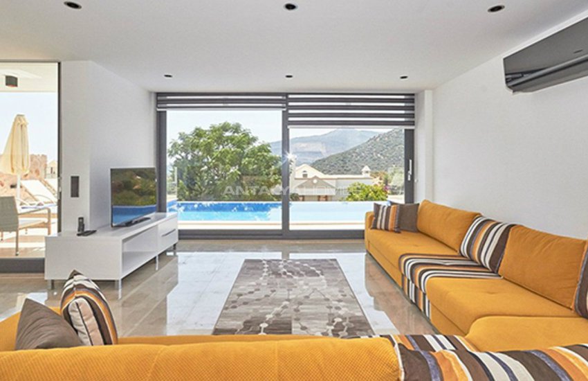 Impressive Furnished Villa with Sea View for Sale in Kalkan 10
