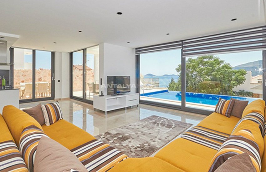 Impressive Furnished Villa with Sea View for Sale in Kalkan 9