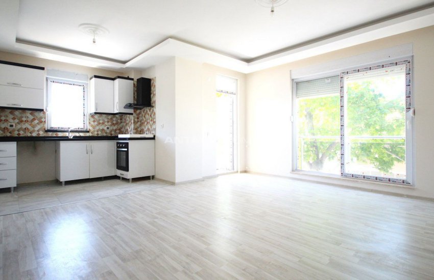 New Cheap Apartment for Sale in Antalya with Kitchen Appliances