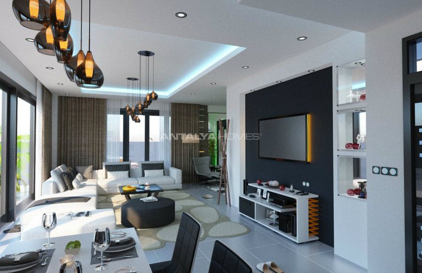 Sea View Villas with Private Pool in Alanya Kargicak 24