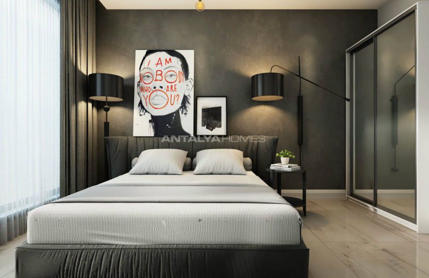 Flats with Remarkable Sea and Mountain Views in Alanya 32