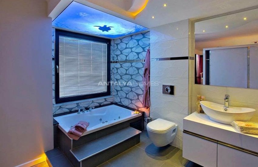Alanya Kargıcak'ta Panoramik Deniz Manzaralı Daireler 34