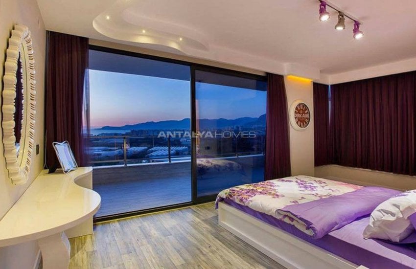 Alanya Kargıcak'ta Panoramik Deniz Manzaralı Daireler 27