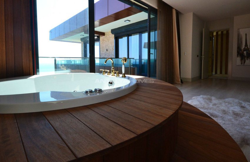 Alanya Bektaş’ta Panoramik Deniz Manzaralı Lüks Villalar 25