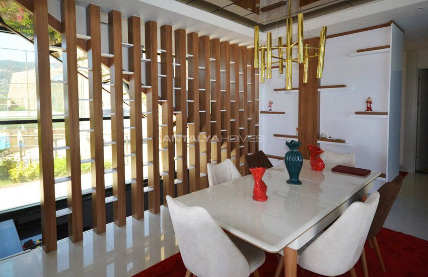 Alanya Bektaş’ta Panoramik Deniz Manzaralı Lüks Villalar 13