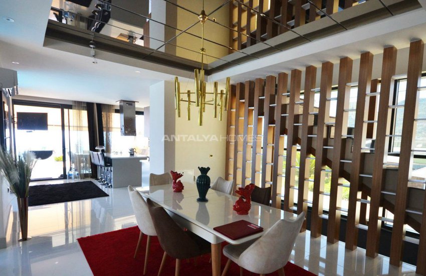 Alanya Bektaş’ta Panoramik Deniz Manzaralı Lüks Villalar 14