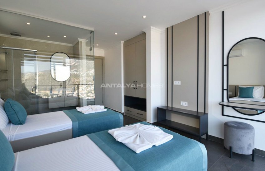 4 Slaapkamer Vakantievilla's Met Zeezicht In Kalkan 21