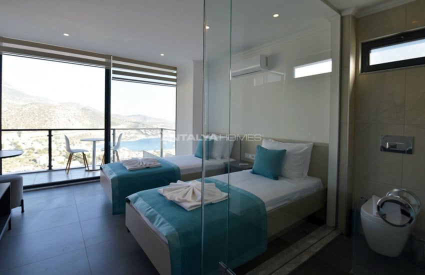 4 Slaapkamer Vakantievilla's Met Zeezicht In Kalkan 22