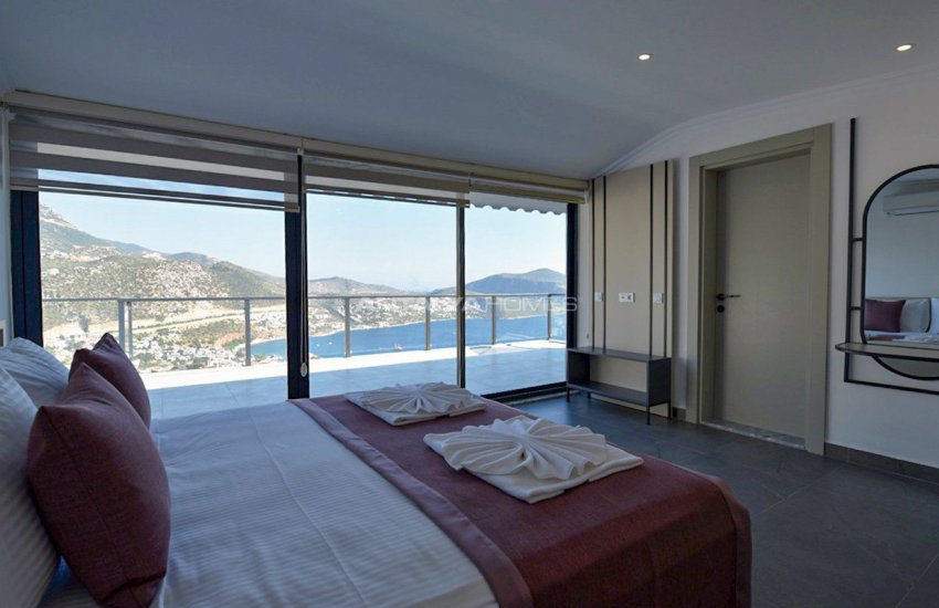 4 Slaapkamer Vakantievilla's Met Zeezicht In Kalkan 23