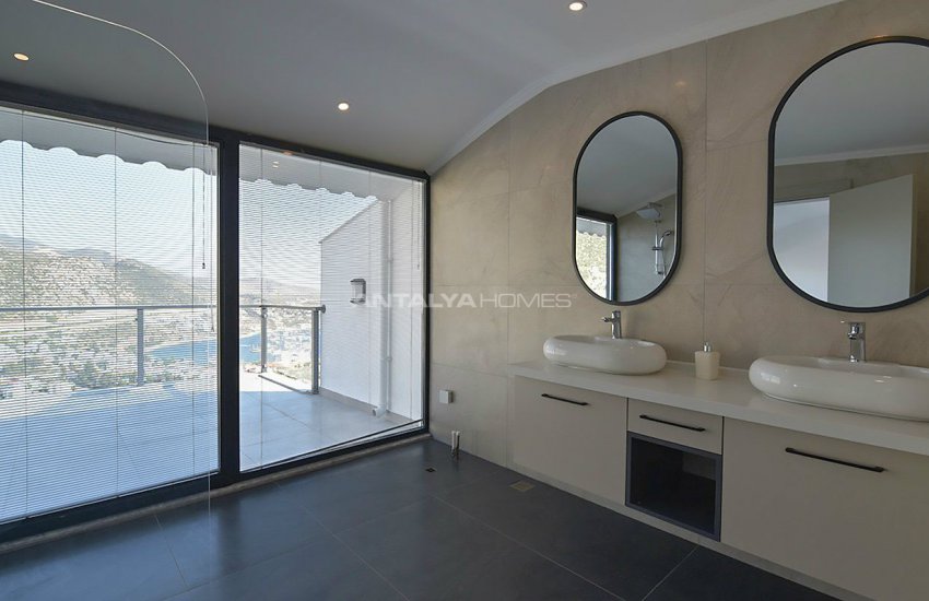 4 Slaapkamer Vakantievilla's Met Zeezicht In Kalkan 29