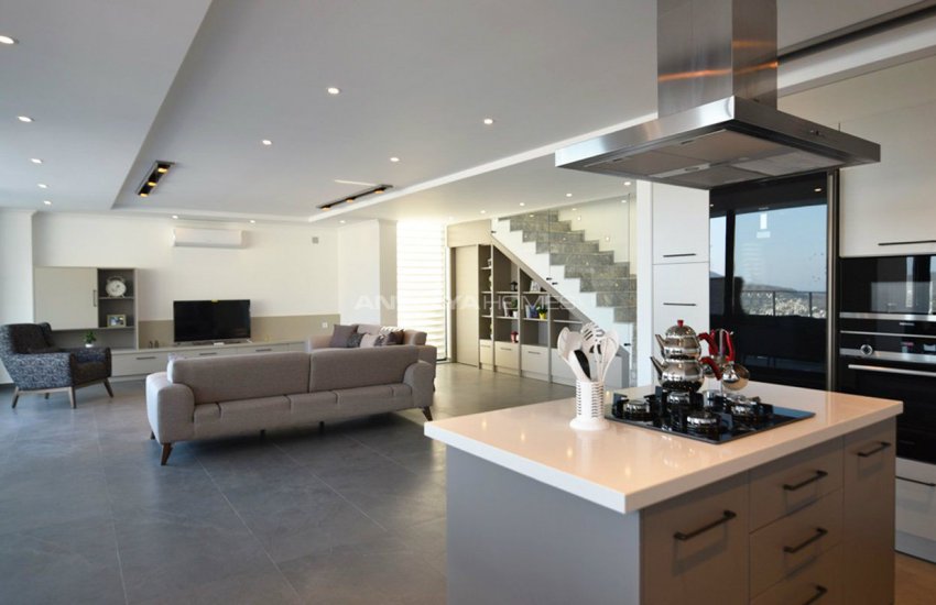 4 Slaapkamer Vakantievilla's Met Zeezicht In Kalkan 13