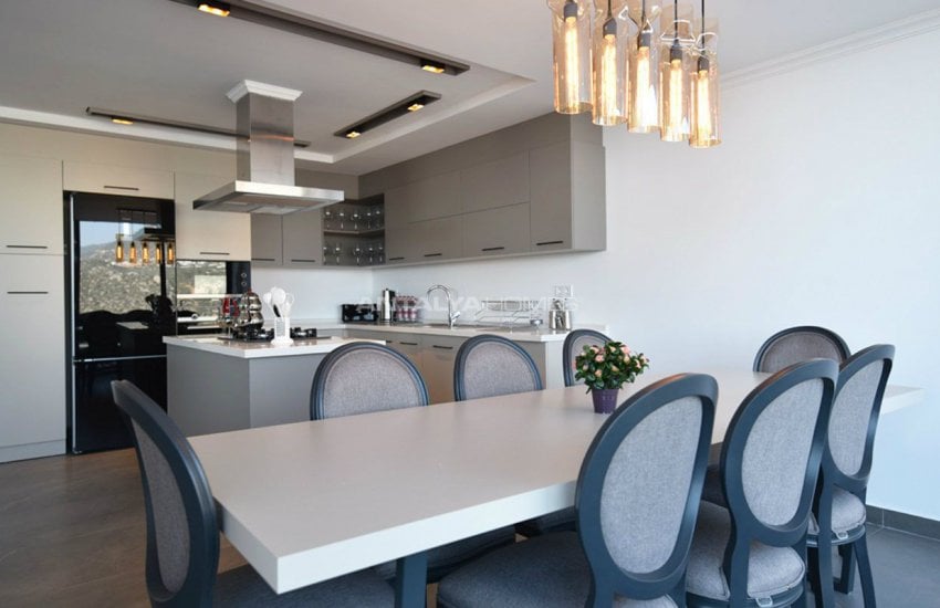 4 Slaapkamer Vakantievilla's Met Zeezicht In Kalkan 16