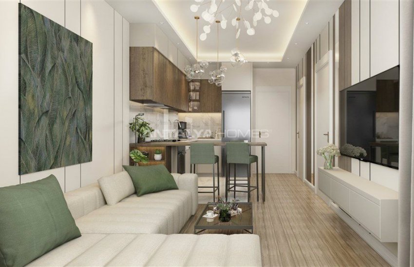 Alanya Merkezde Denize 250 Mt Uzaklıkta Sıfır Daireler 21