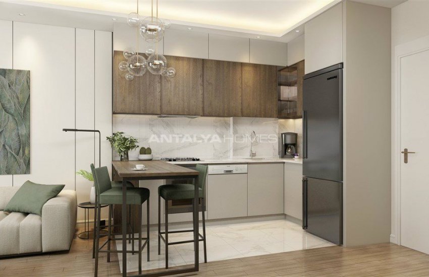 Alanya Merkezde Denize 250 Mt Uzaklıkta Sıfır Daireler 22