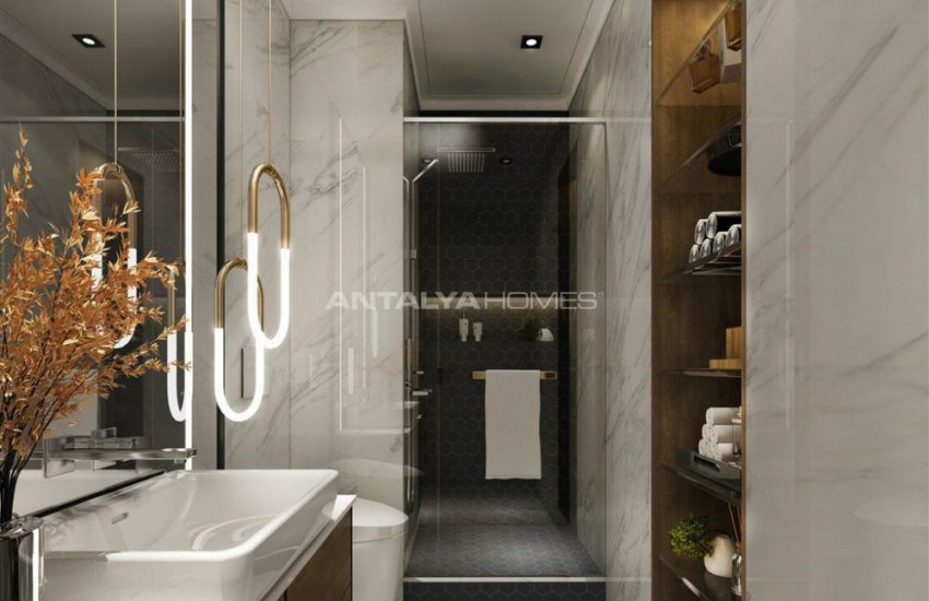 Alanya Merkezde Denize 250 Mt Uzaklıkta Sıfır Daireler 24