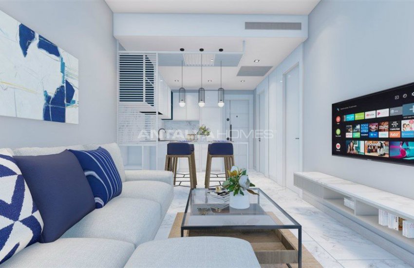 Alanya Merkezde Denize 250 Mt Uzaklıkta Sıfır Daireler 25