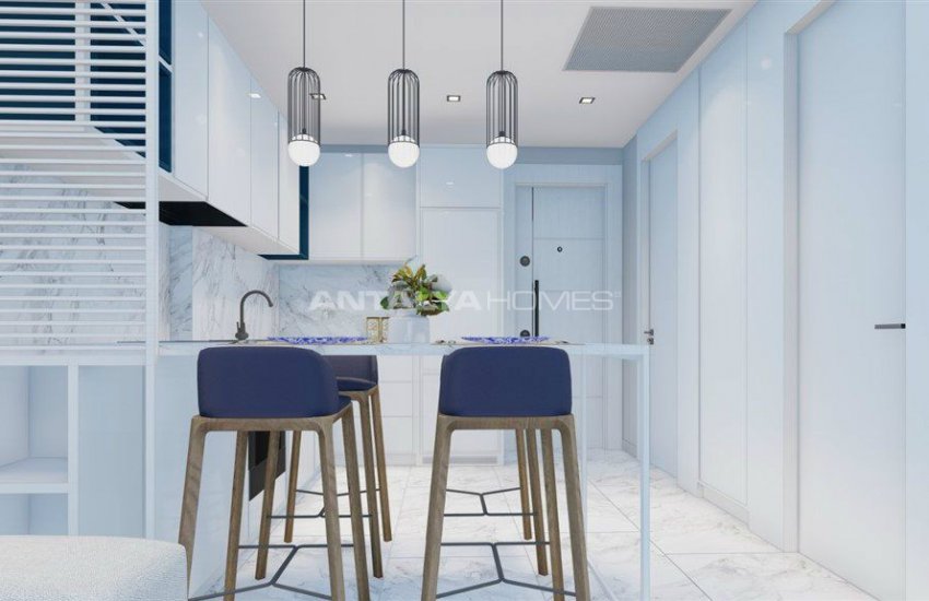 Alanya Merkezde Denize 250 Mt Uzaklıkta Sıfır Daireler 26