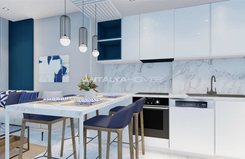 Alanya Merkezde Denize 250 Mt Uzaklıkta Sıfır Daireler 27