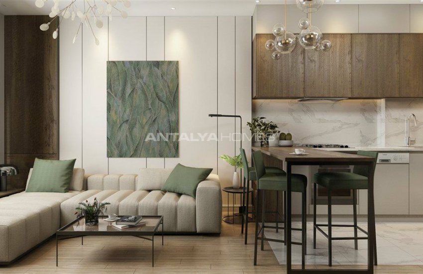 Alanya Merkezde Denize 250 Mt Uzaklıkta Sıfır Daireler 19