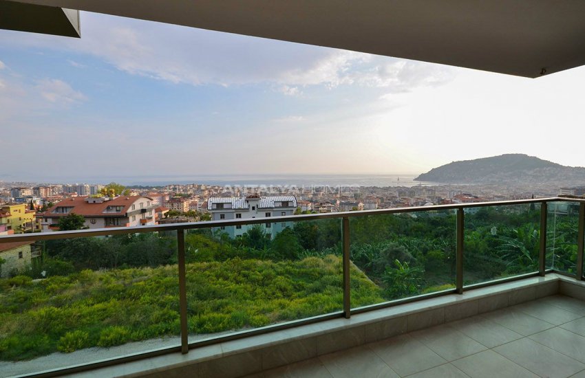 Ready 3+1 Duplex Apartments in Alanya with Generator 25