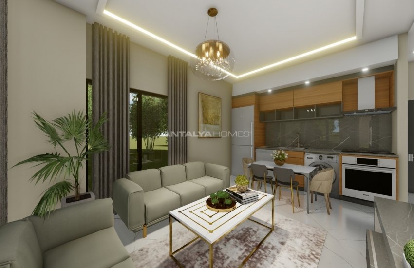 South-front Apartments in a Calm Area in Alanya Mahmutlar 38