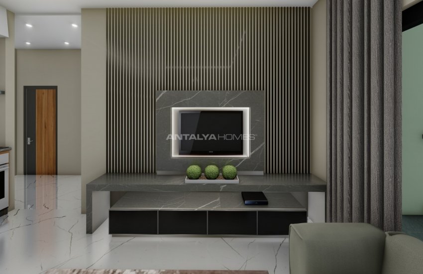 South-front Apartments in a Calm Area in Alanya Mahmutlar 39