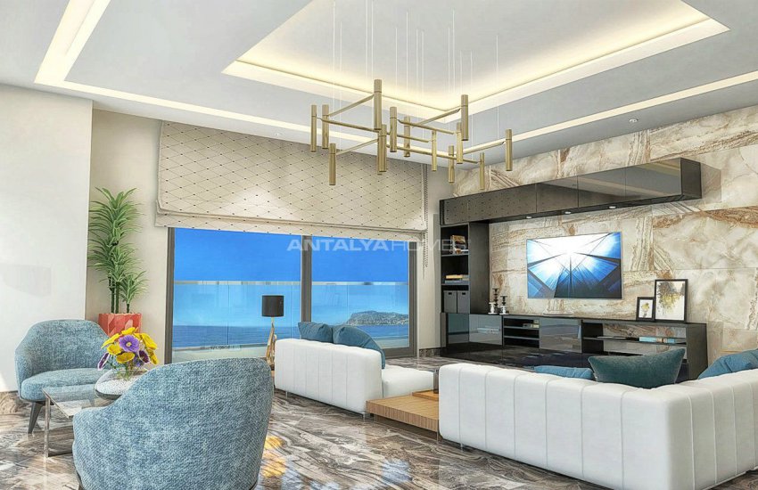 Качественные Квартиры в Алании с Панорамным Видом на Море 23