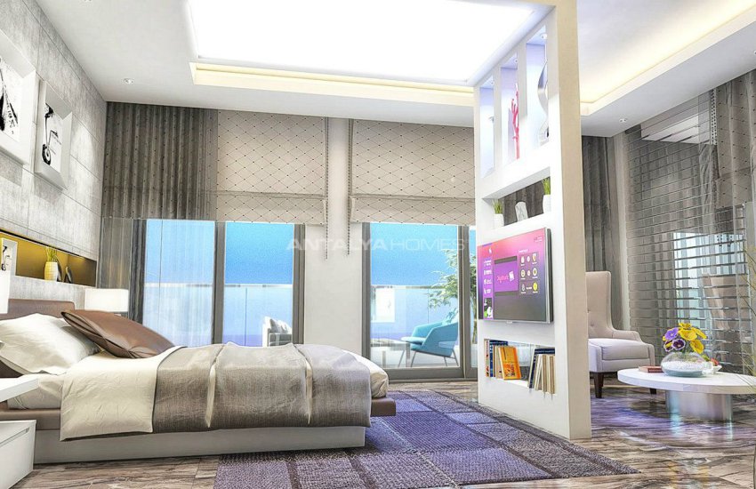 Качественные Квартиры в Алании с Панорамным Видом на Море 29