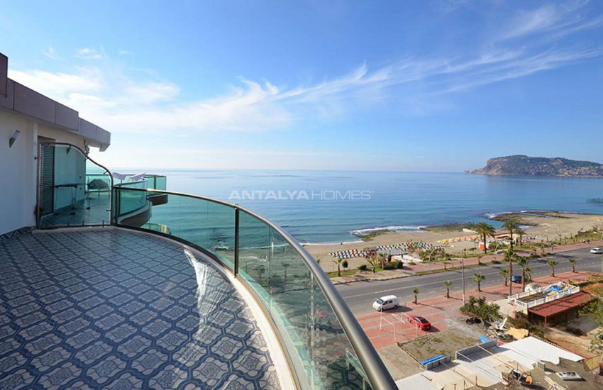 Seaside Apartments Close Social Amenities in Alanya Oba 25