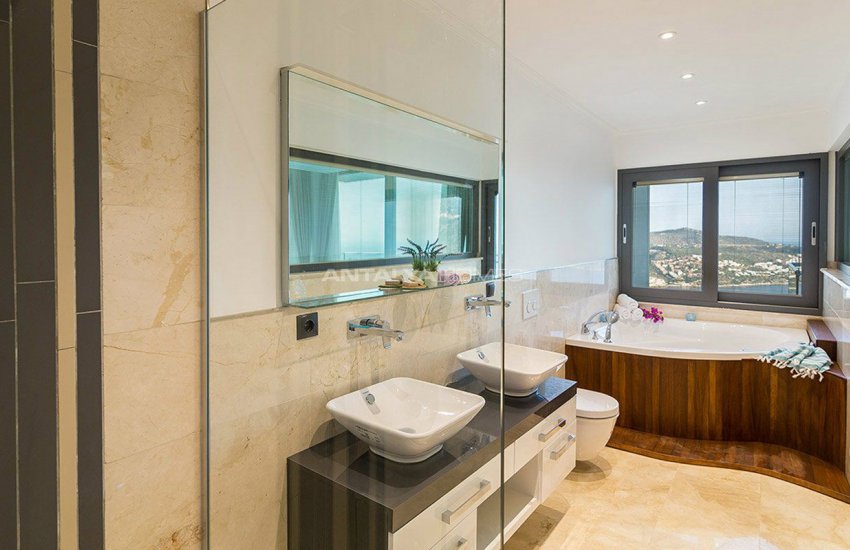 4+1 Sheltered Kalkan Villa Overlooking Bay and Islands 29