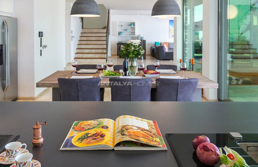 4+1 Sheltered Kalkan Villa Overlooking Bay and Islands 18