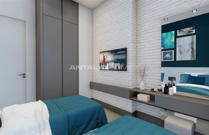 شقق جديدة على بعد 700 متر من البحر في محمودلار ألانيا 18