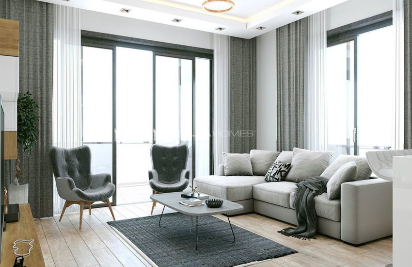 Alanya’da Deniz ve Dim Çayı Manzaralı Göz Alıcı Daireler 17