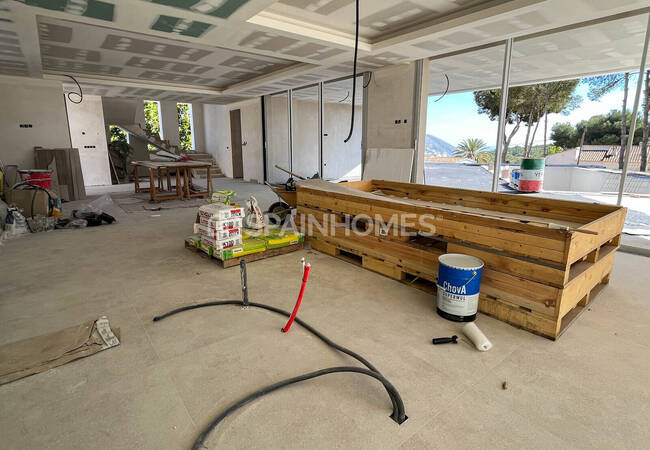 Moraira'da Eşsiz Deniz Manzaralı ve Lüks Tasarımlı Villa 22