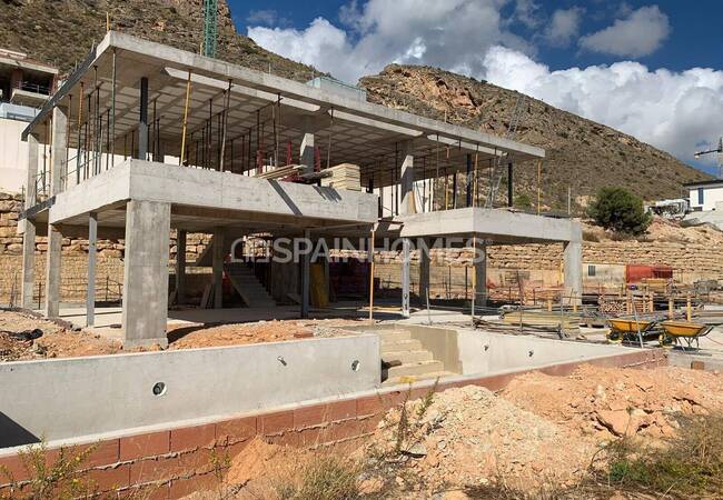 Finestrat'ta Plaja ve Şehre 5 Km Mesafede Lüks Villalar 28