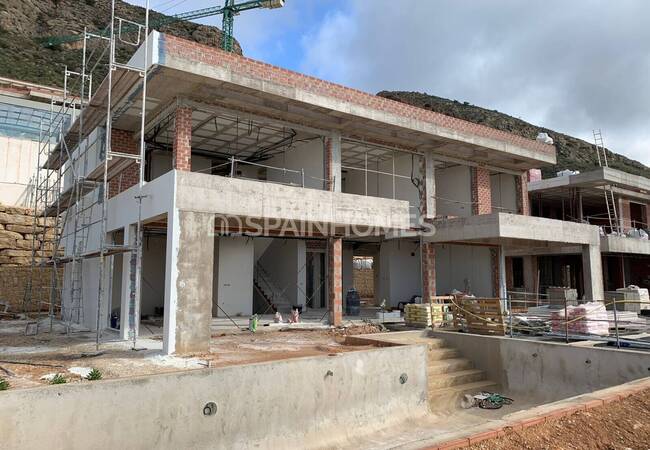 Finestrat'ta Plaja ve Şehre 5 Km Mesafede Lüks Villalar 33