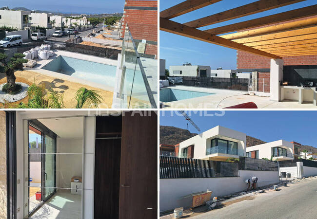 Havsutsikt Villor Med Pool Och Terrasser I Finestrat Alicante 24