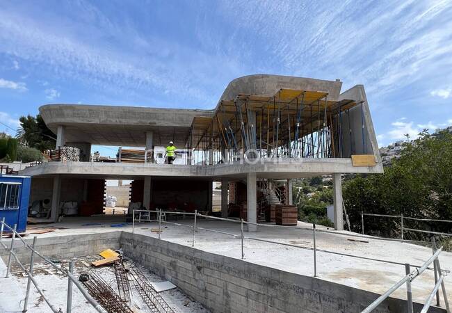 Alicante Moraira'da Deniz Manzaralı Havuzlu Villa 5