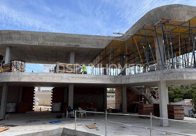 Alicante Moraira'da Deniz Manzaralı Havuzlu Villa 6