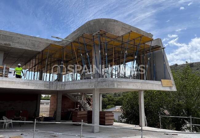 Alicante Moraira'da Deniz Manzaralı Havuzlu Villa 7