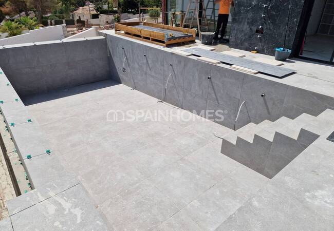 Alicante Moraira'da 4 Yatak Odalı Geniş Müstakil Villa 18