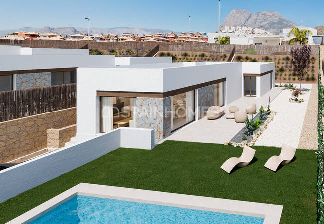 Detached Houses with Pools Near the Golf Course in Alicante Finestrat 22